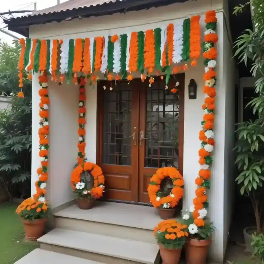 Independence Day Porch Decoration